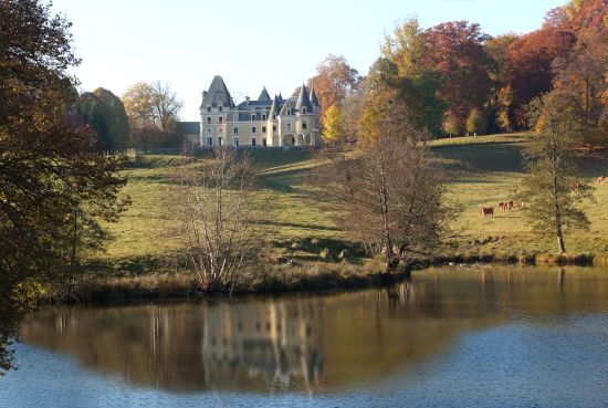Parc paysager Château du Repaire à Vigeois en Corrèze